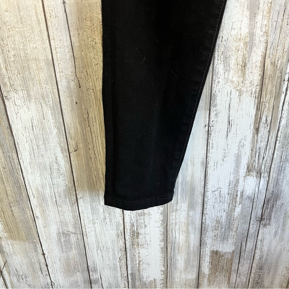 American Eagle The Dream High Rise Jegging Short Black Jeans 2 - Picture 3 of 8
